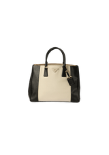 SAFFIANO LUX DOUBLE ZIP GALLERIA BICOLOR