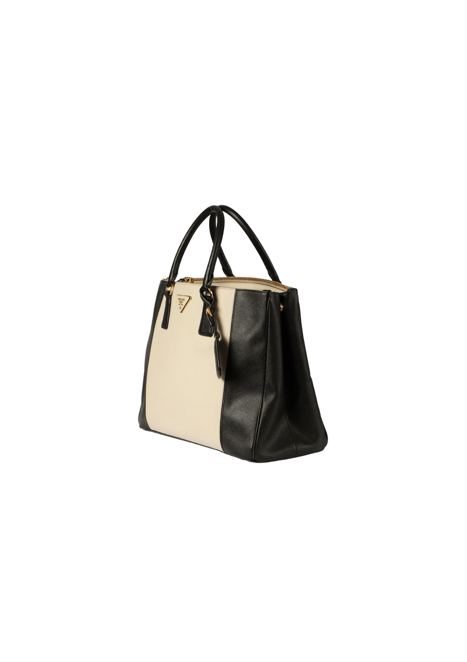 SAFFIANO LUX DOUBLE ZIP GALLERIA BICOLOR