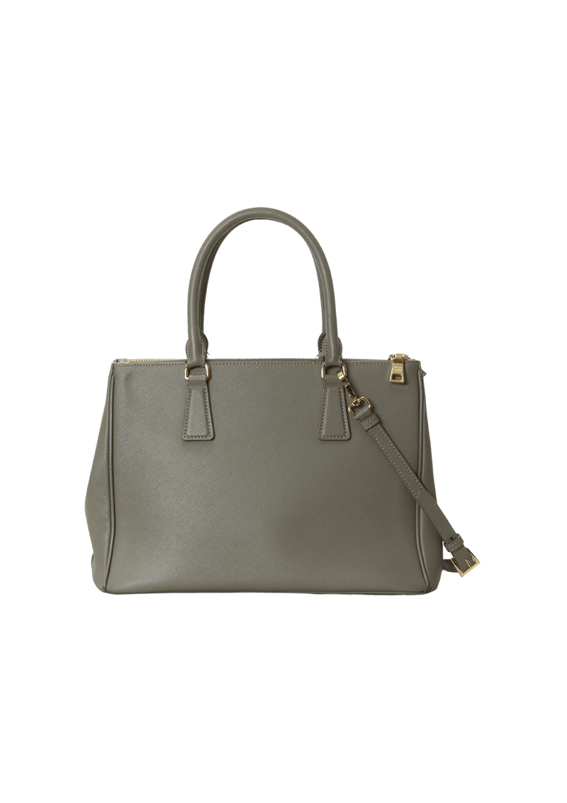 SAFFIANO LUX DOUBLE ZIP GALLERIA