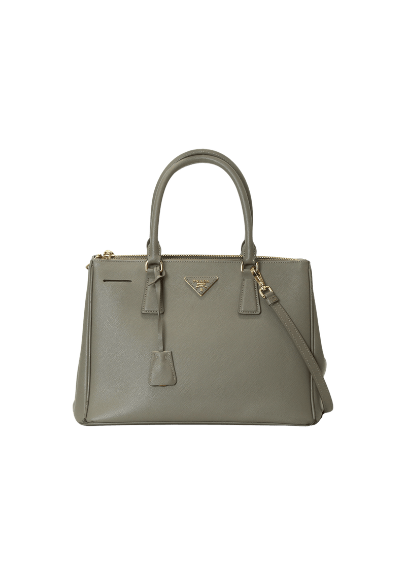 SAFFIANO LUX DOUBLE ZIP GALLERIA