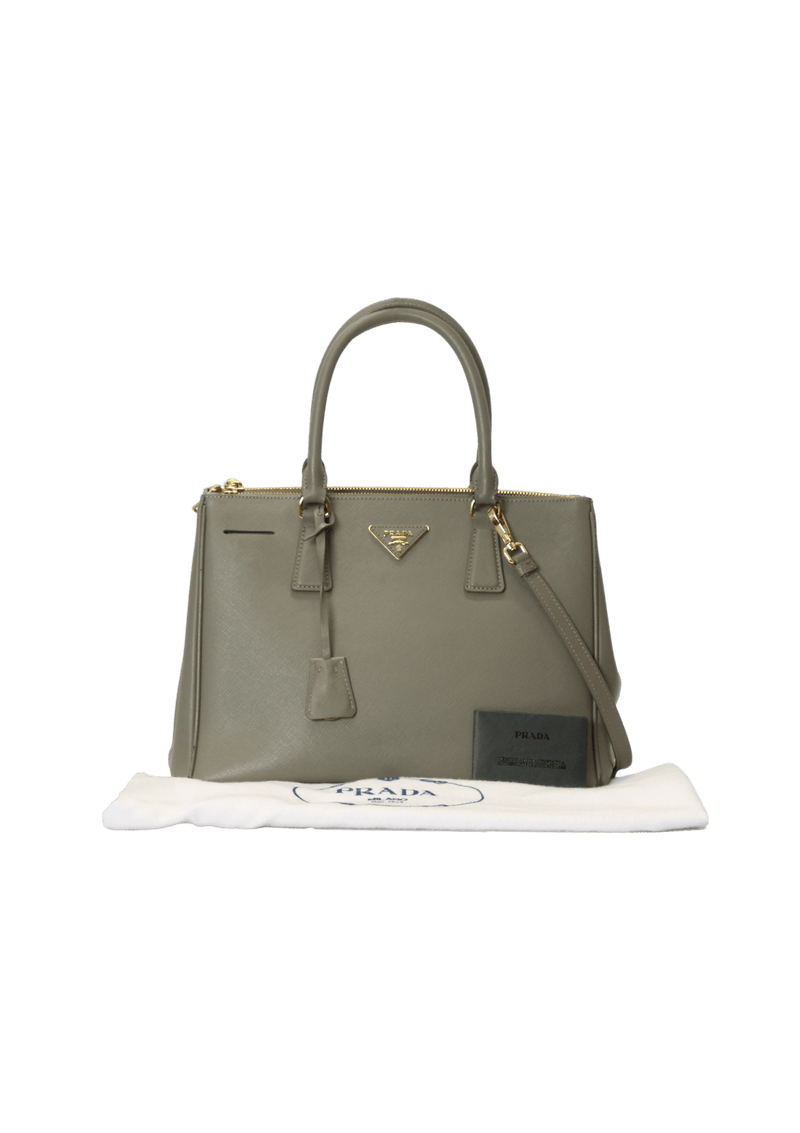 SAFFIANO LUX DOUBLE ZIP GALLERIA