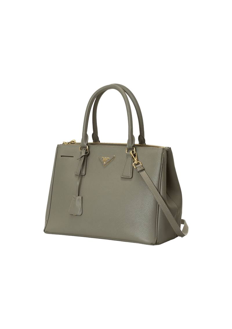 SAFFIANO LUX DOUBLE ZIP GALLERIA