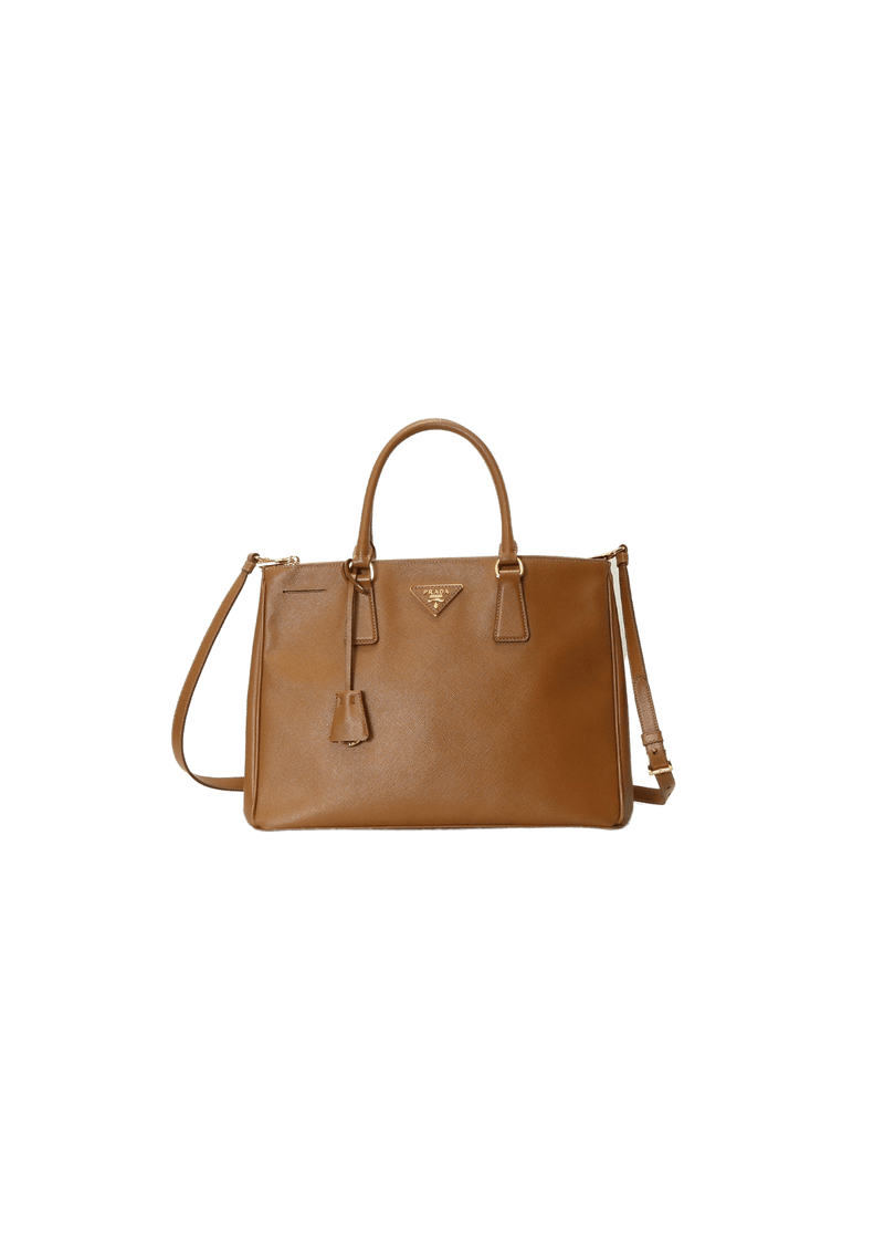 SAFFIANO LUX DOUBLE ZIP GALLERIA