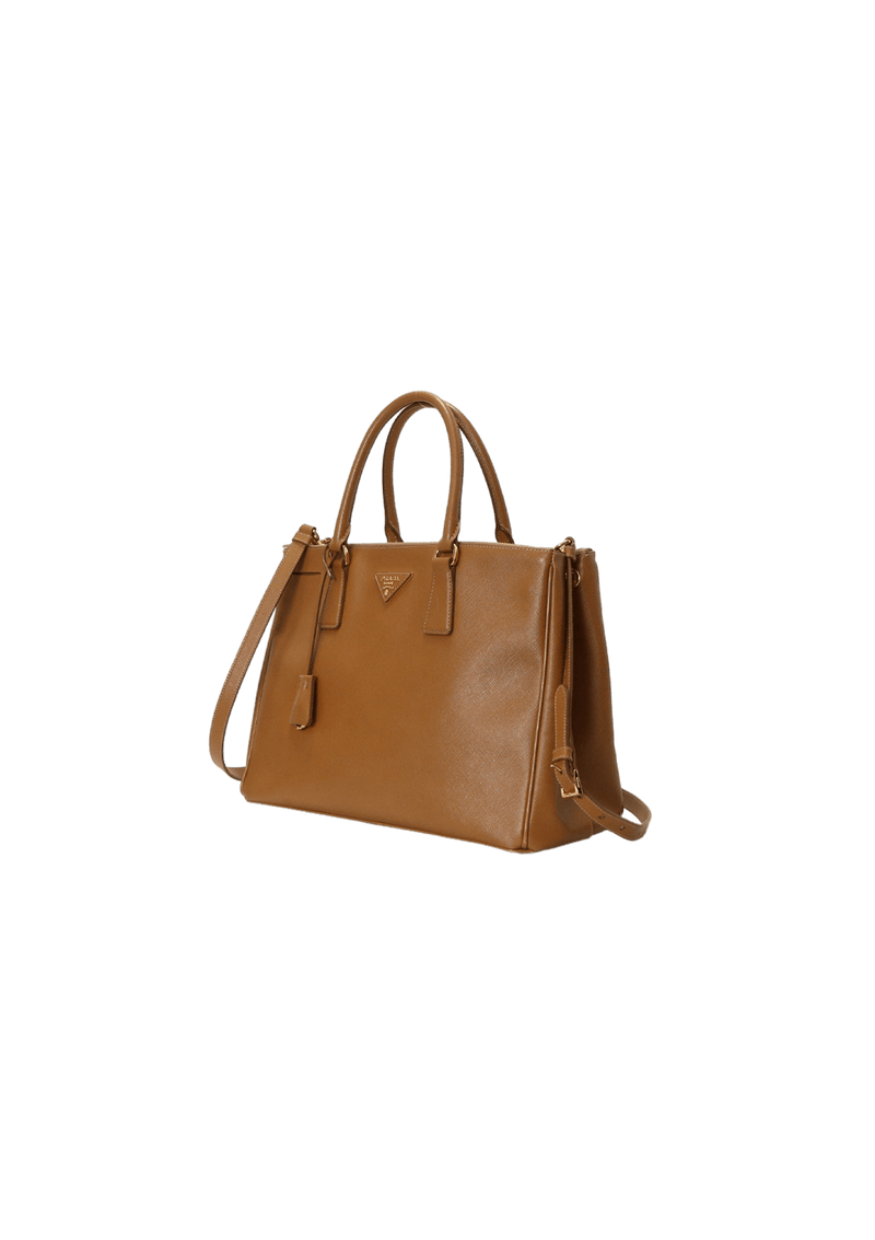 SAFFIANO LUX DOUBLE ZIP GALLERIA