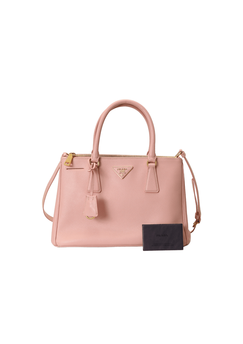 SAFFIANO LUX DOUBLE ZIP GALLERIA