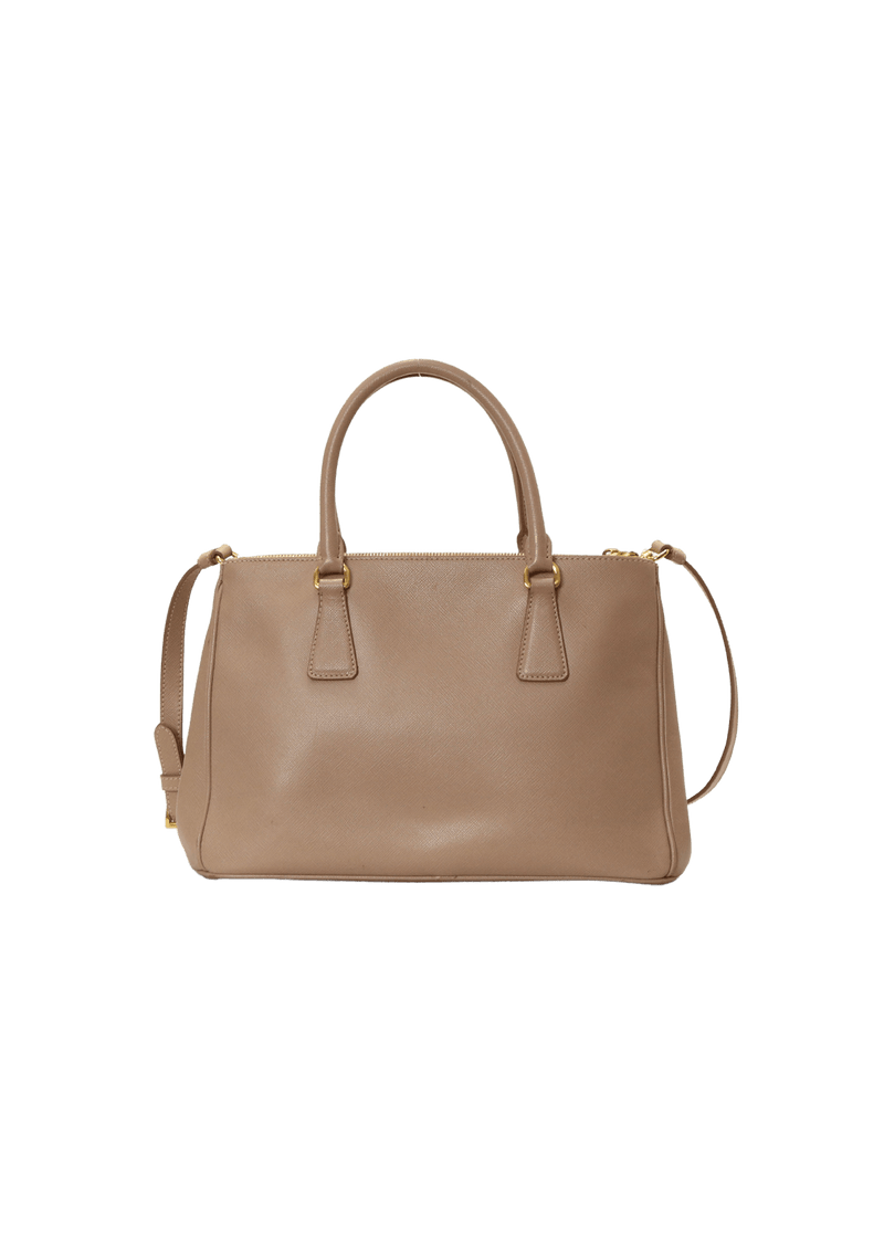 SAFFIANO LUX DOUBLE ZIP GALLERIA