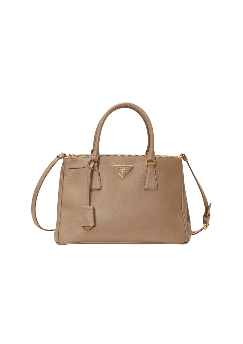 SAFFIANO LUX DOUBLE ZIP GALLERIA