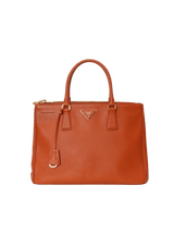 SAFFIANO LUX DOUBLE ZIP GALLERIA SATCHEL