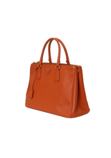 SAFFIANO LUX DOUBLE ZIP GALLERIA SATCHEL