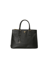 SAFFIANO LUX DOUBLE ZIP GALLERIA SATCHEL