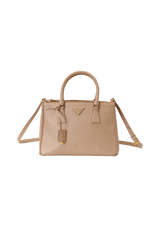 SAFFIANO LUX DOUBLE ZIP GALLERIA SATCHEL