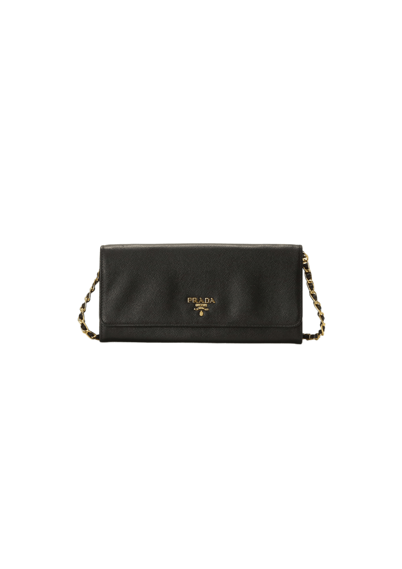 SAFFIANO LUX WALLET ON CHAIN