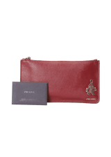 SAFFIANO TRAVEL POUCH