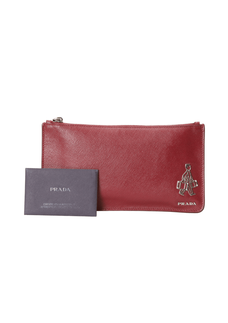 SAFFIANO TRAVEL POUCH