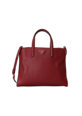 SAFFIANO TRIPLE POCKET TOTE