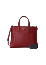 SAFFIANO TRIPLE POCKET TOTE