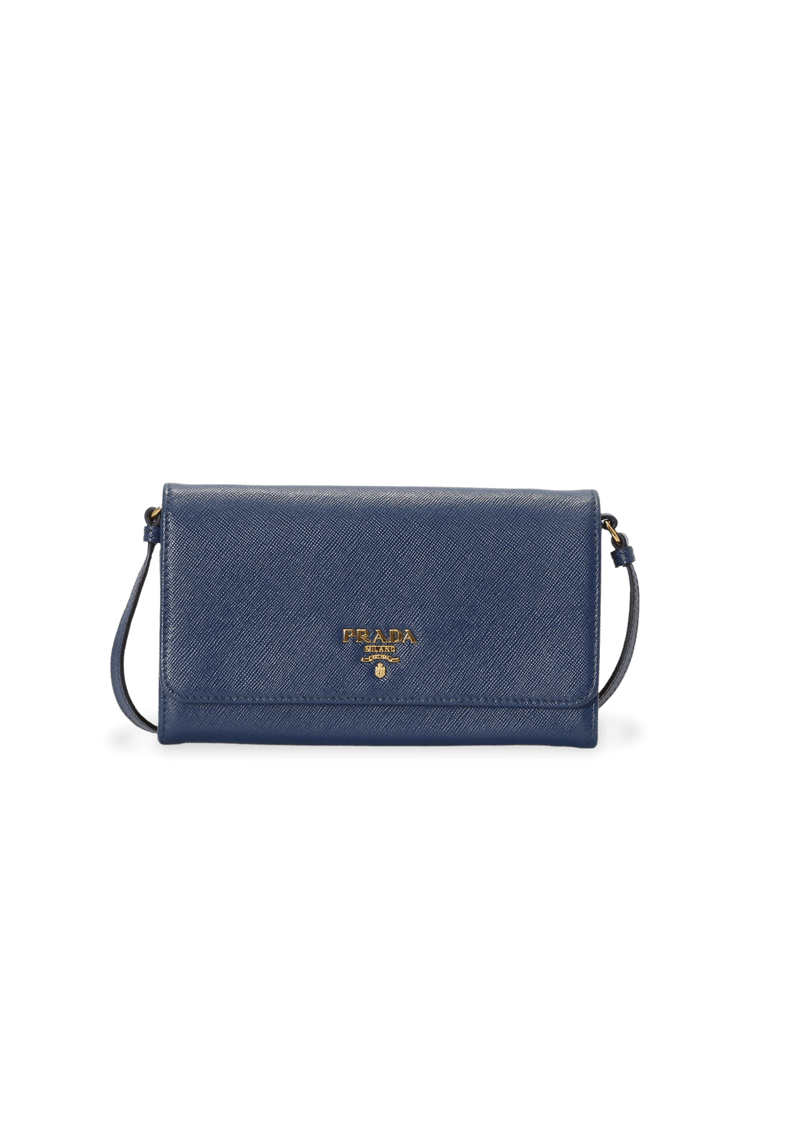 SAFFIANO WALLET ON STRAP