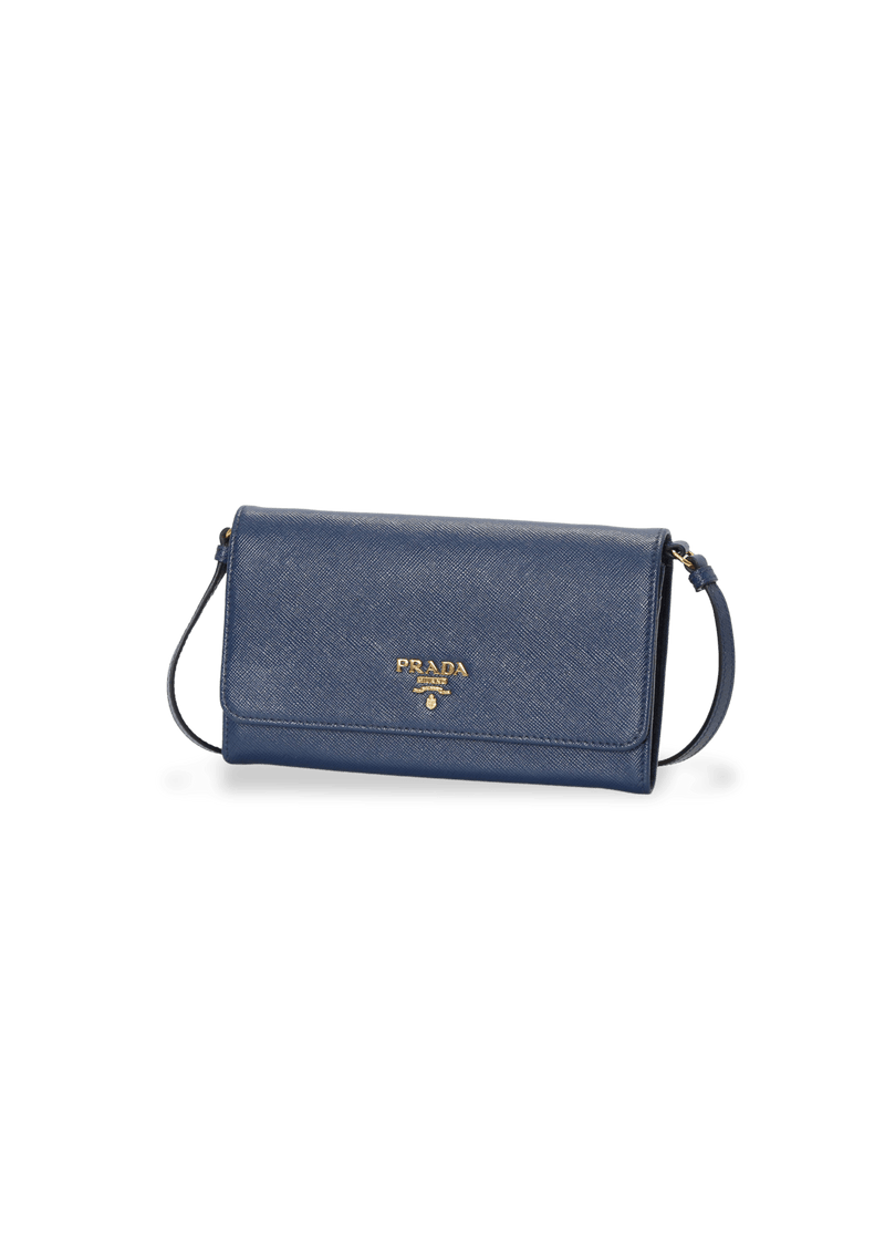 SAFFIANO WALLET ON STRAP