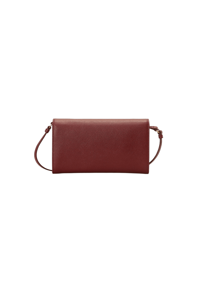 SAFFIANO WALLET ON STRAP