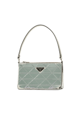 SILVER METALLIC MINI BAG