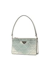 SILVER METALLIC MINI BAG