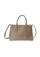 SMALL SAFFIANO LUX DOUBLE ZIP GALLERIA SATCHEL