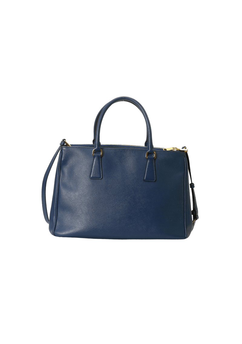 SMALL SAFFIANO LUX DOULE ZIP GALLERIA