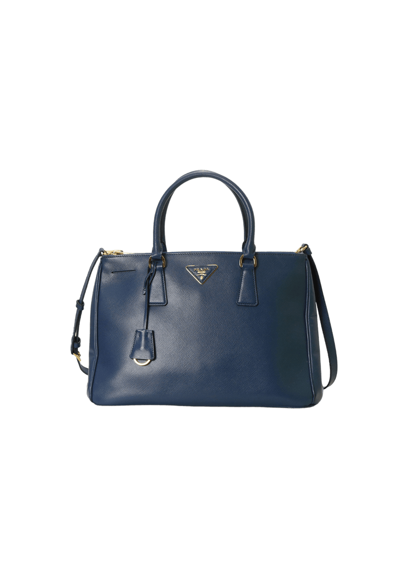 SMALL SAFFIANO LUX DOULE ZIP GALLERIA