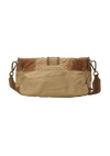 SNAKESKIN BUCKLE BAG