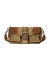SNAKESKIN BUCKLE BAG