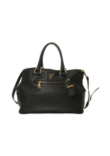 SOFT CALFSKIN FRONT ZIP SATCHEL