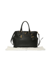 SOFT CALFSKIN FRONT ZIP SATCHEL