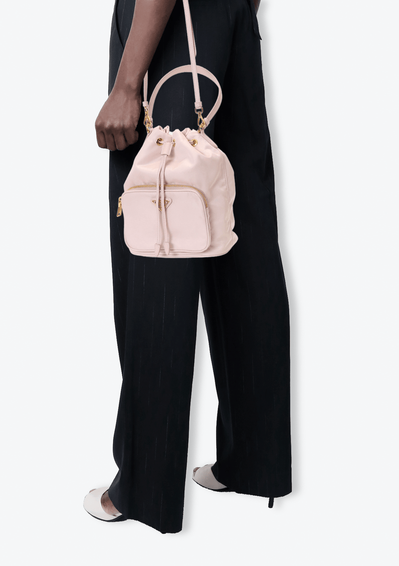 DUET RE-NYLON BUCKET BAG