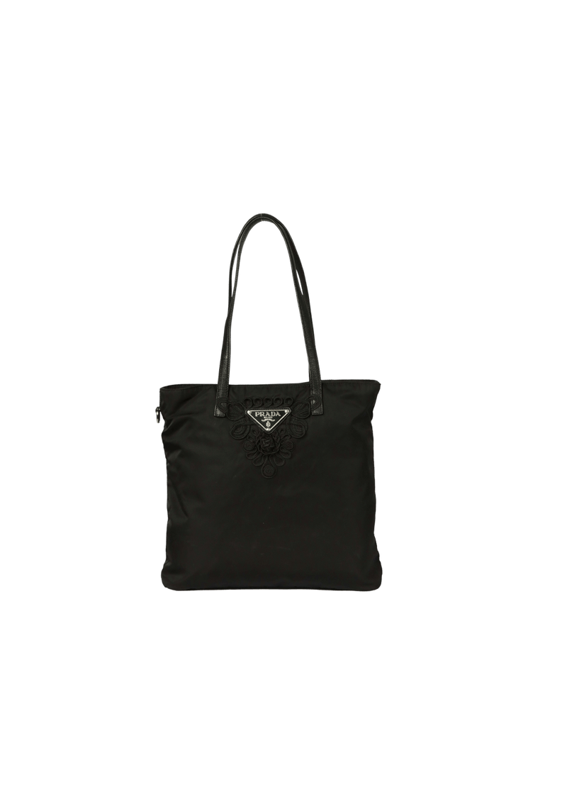 TESSUTO EMBROIDERED SHOULDER BAG