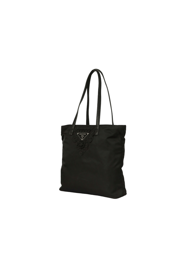 TESSUTO EMBROIDERED SHOULDER BAG