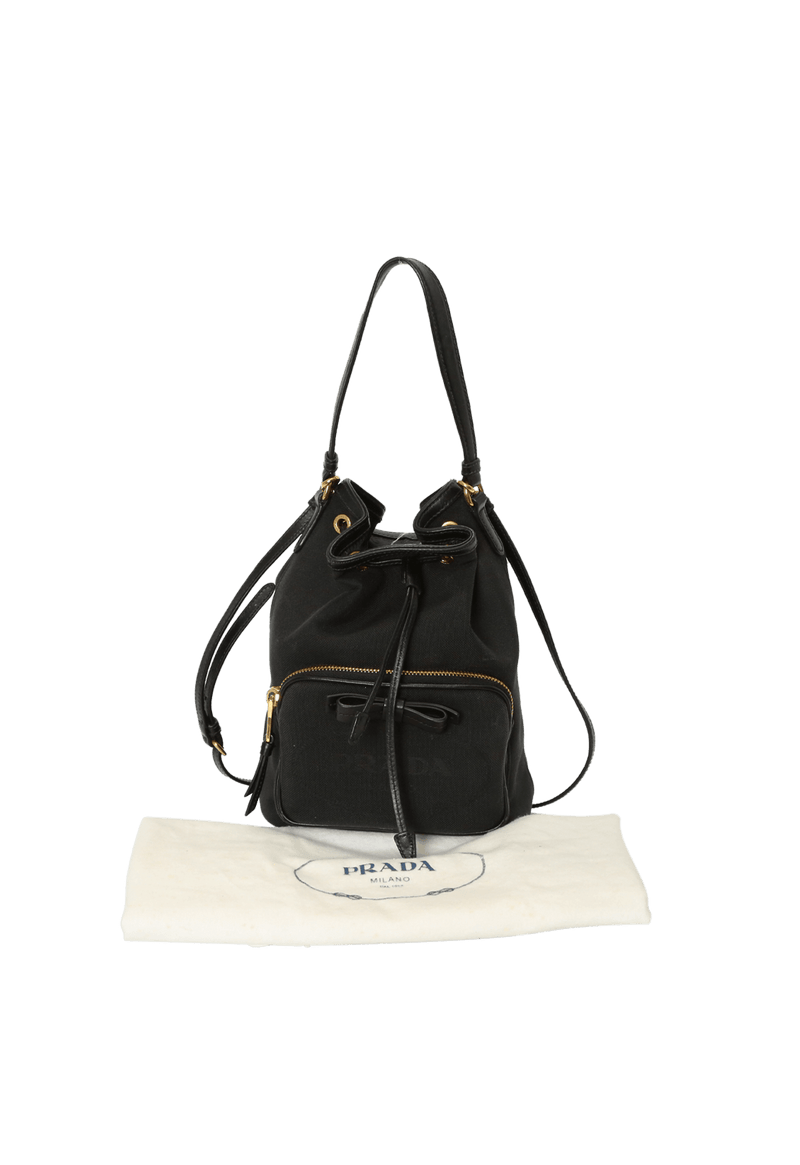 Prada tessuto discount mini bucket bag