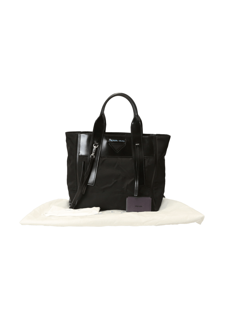 Bolsa Prada Tessuto Spazzolato Bag Preta Original – Gringa