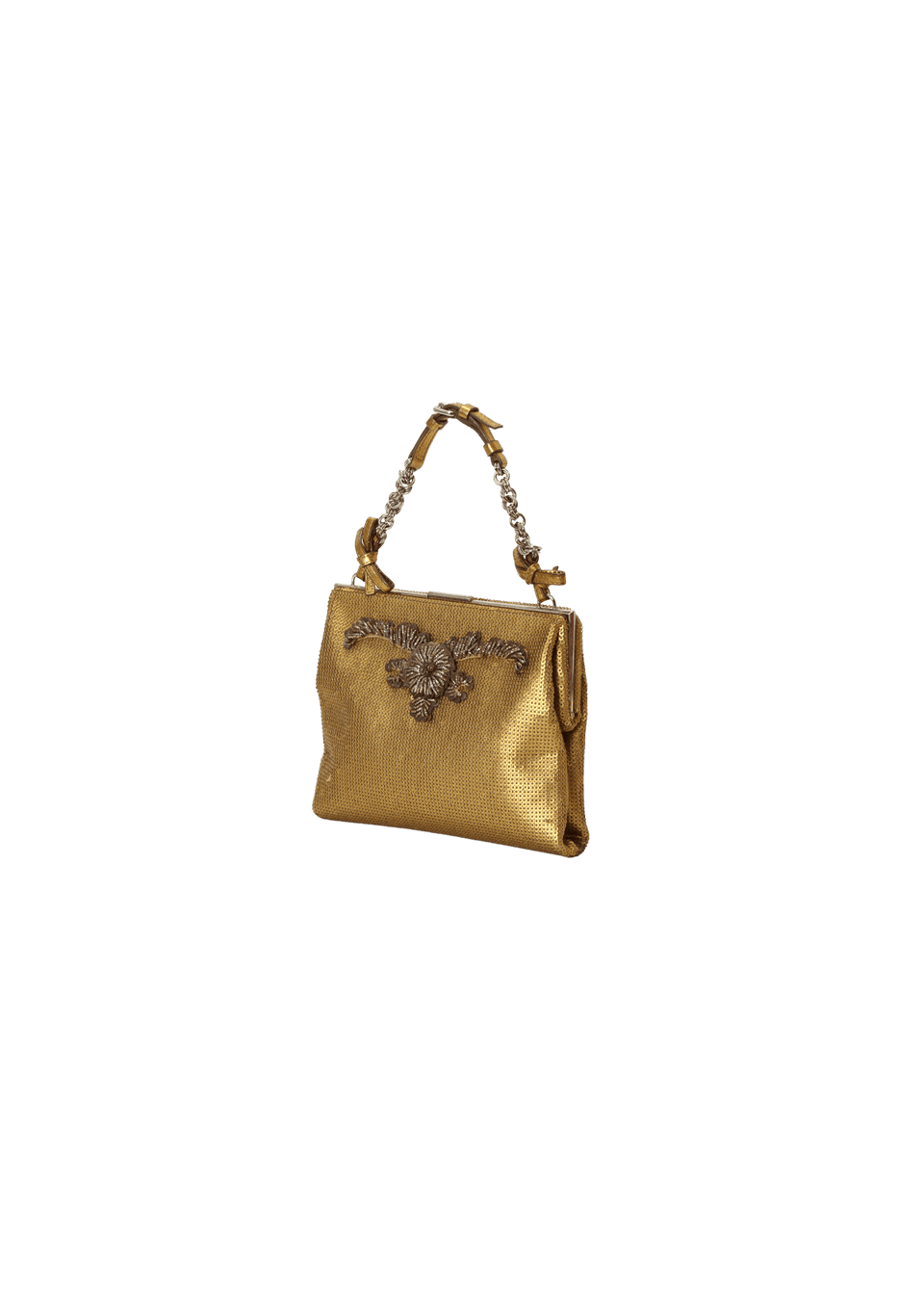 VINTAGE METALLIC CLUTCH