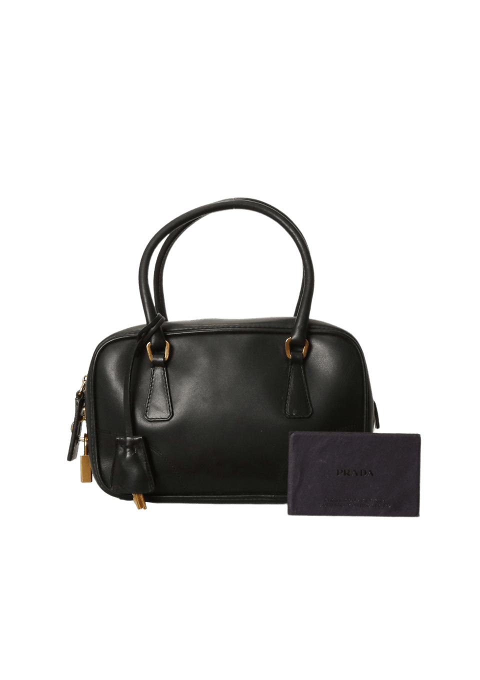 VINTAGE MINI CITY CALF BOWLER BAG