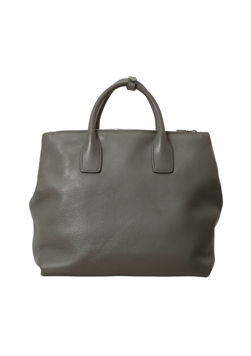 VITELLO DAINO DOUBLE ZIP TOTE