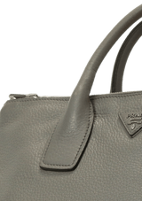 VITELLO DAINO DOUBLE ZIP TOTE