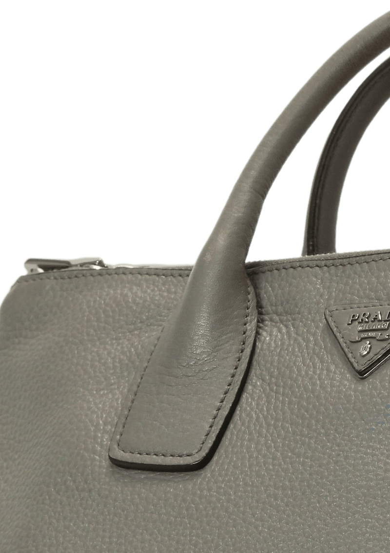 VITELLO DAINO DOUBLE ZIP TOTE