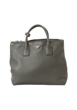 VITELLO DAINO DOUBLE ZIP TOTE