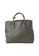 VITELLO DAINO DOUBLE ZIP TOTE