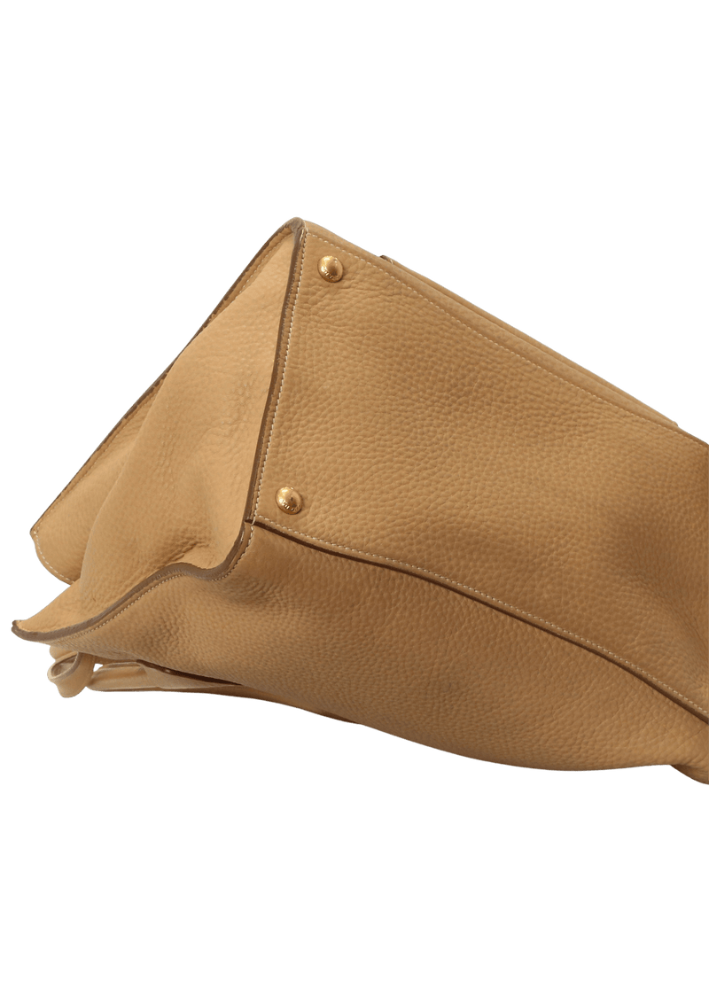 VITELLO DAINO FRONT POCKET WING TOTE