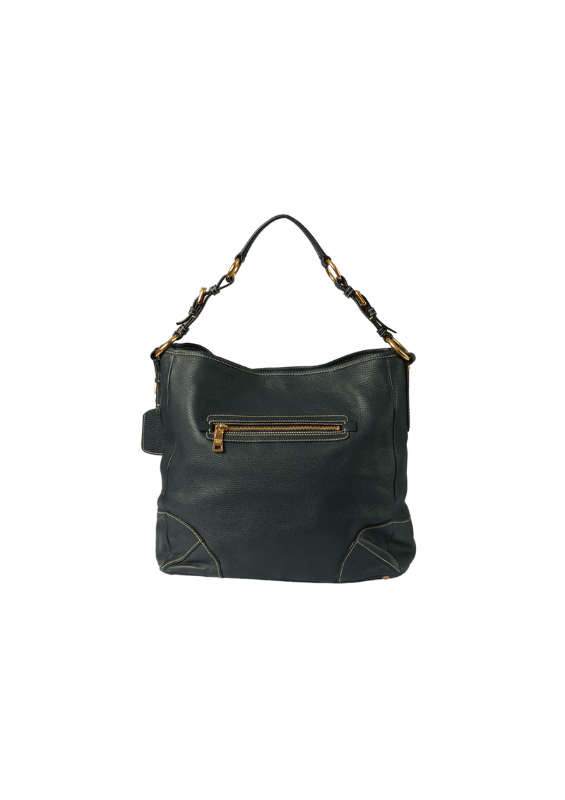 VITELLO DAINO FRONT ZIP BAG