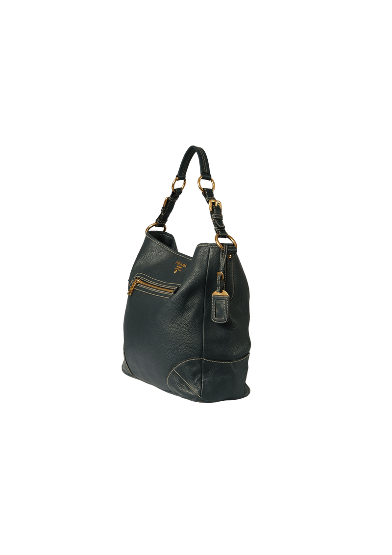 VITELLO DAINO FRONT ZIP BAG