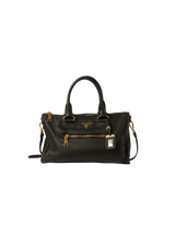 VITELLO DAINO FRONT ZIP BAG