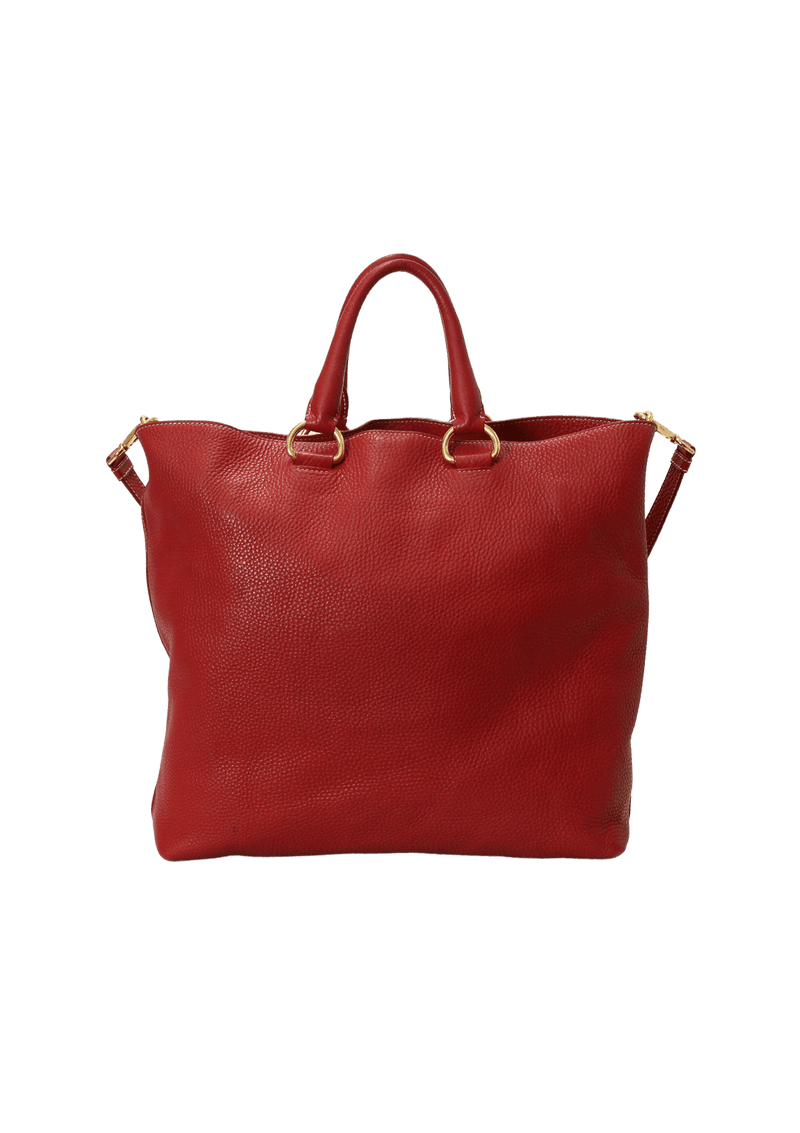 VITELLO DAINO SHOPPER ZIP