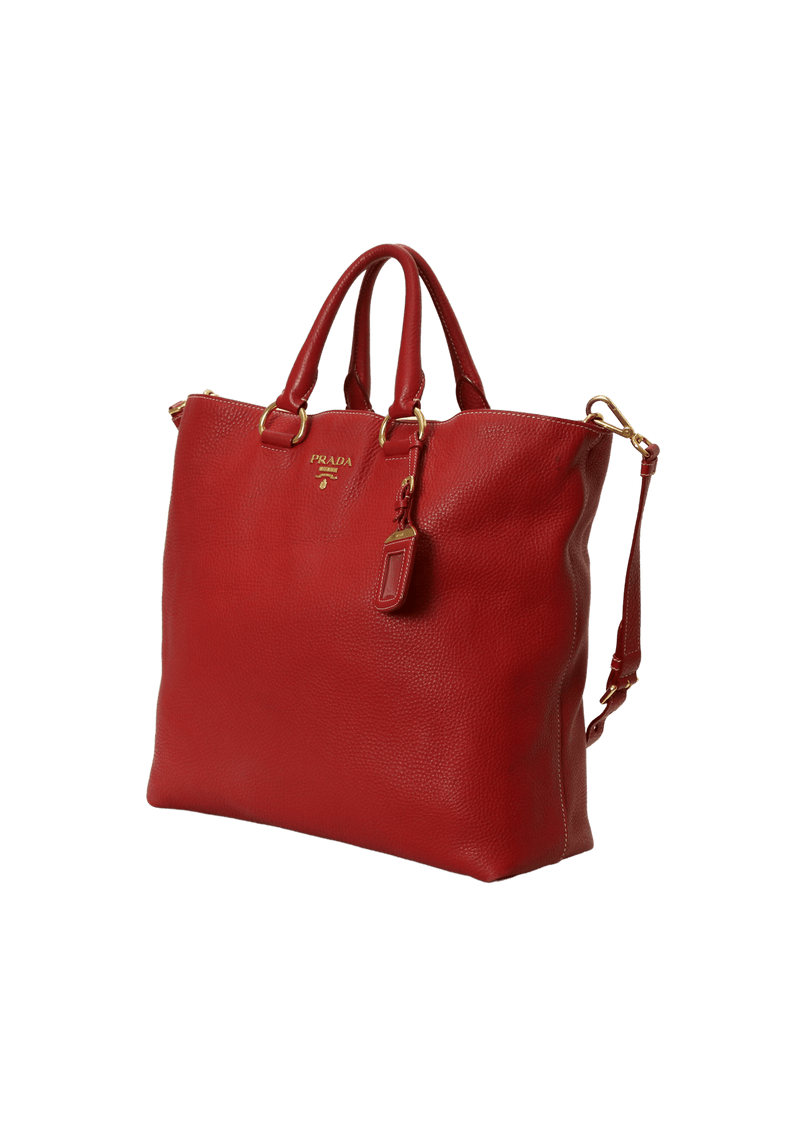 VITELLO DAINO SHOPPER ZIP